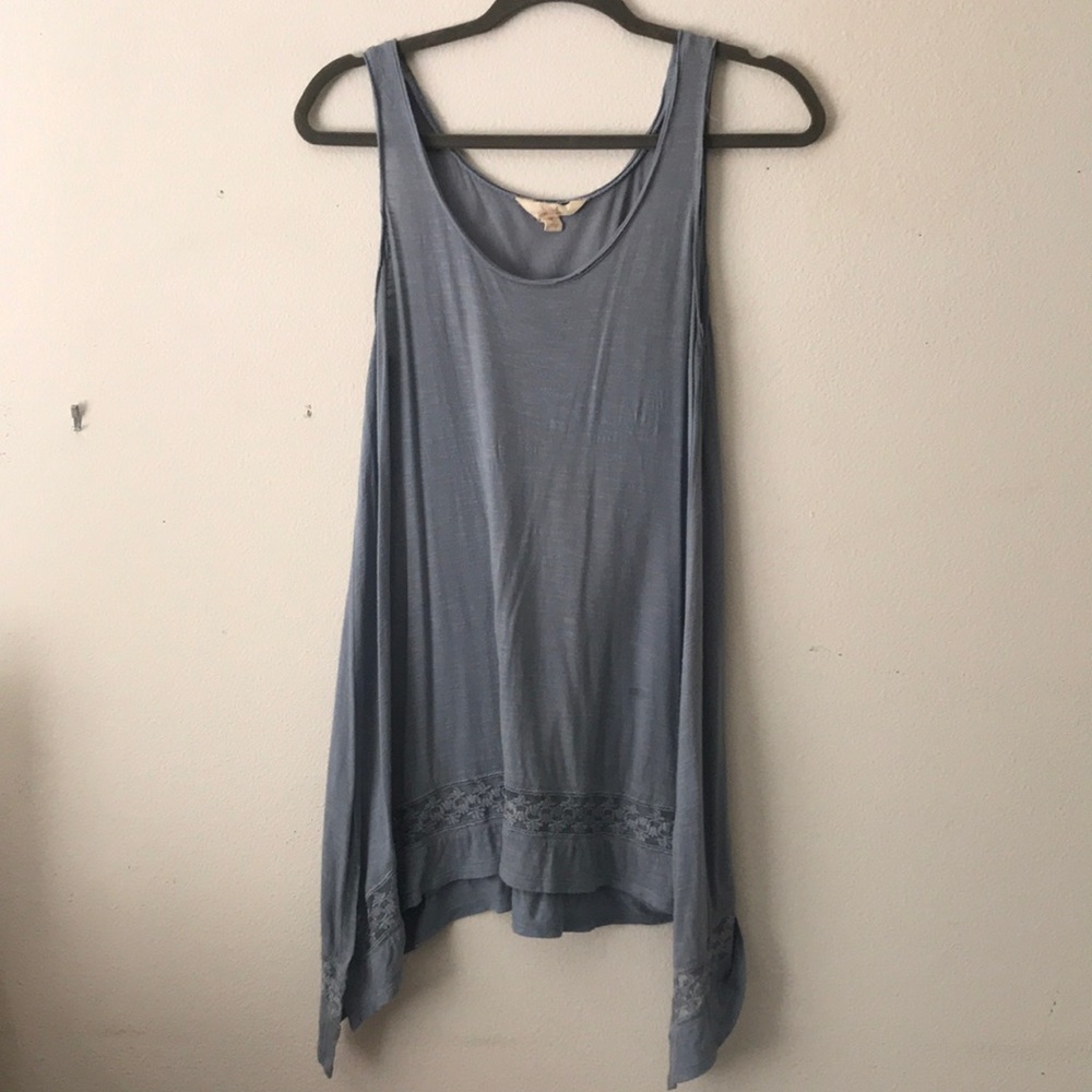 Lace Detail Tunic Tank